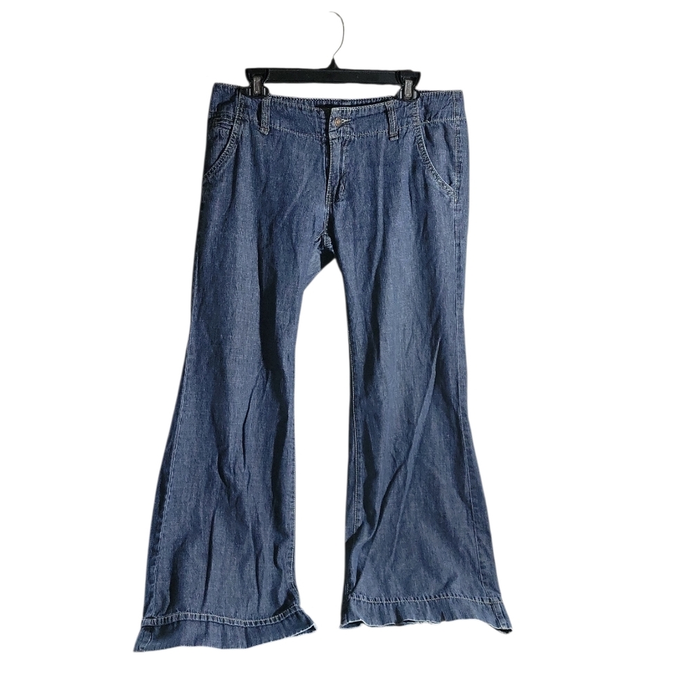 Y2K To The Max Baggy Wide Flare Leg Jeans Size 12